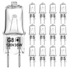Halogen G8 Light Bulb 35W 120V T4 JCD Type Bi-Pin