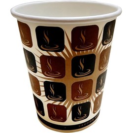 Disposable Paper Cups for Hot and Cold Drinks | Eco Freindly Drinking Coffee Cups Disposable | 8oz - 236ml (200)