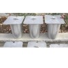 6 MAPLE SYRUP Aluminium Sap BUCKETS + 6 Lids Covers