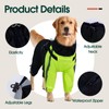 Kuoser Waterproof Dog Raincoat with Legs, Lightweight Dog Rain Jacket
