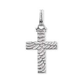 Engelsrufer Women's Pendant 925 Sterling Silver Rhodium-Plated CROSS Wings Small Erp-Cross - 3