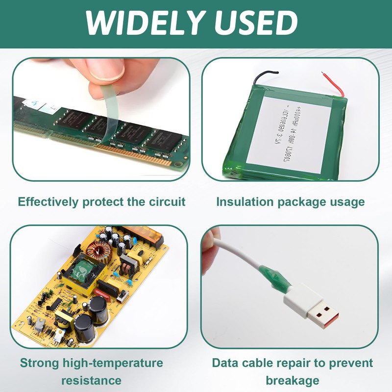 Fascetta Heat Resistant Tape 10mm X 33m 100ft Polyimide Film
