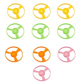 WVRLY Colourful Cat Fetch Toys Cat Chasing Flying Propeller Cat Funny Toys with 2 Shooter and 8 Discs for Cat Interaction, Exercise, Training, Hunting, Chasing (only 10 Propellers)