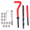 20 Pcs Thread Repair Kit M8x1 Stainless Steel Rethreading Tap