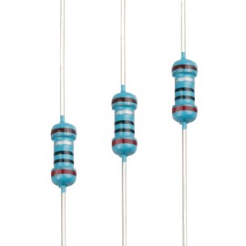 EDGELEC 100pcs 2 ohm Resistor 1/4w (0.25 Watt) ±1% Tolerance Metal Film Fixed Resistor, Multiple Values of Resistance Optional