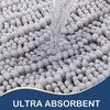 OLANLY Luxury Chenille Bath Mat, Extra Soft Thick Absorbent Shaggy