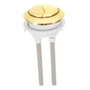 Operitacx Gold Toilet Dual Flush Button Brush Gold Dual Flush