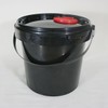 Lubrisolve 6 Litre Heavy Duty Black Round Bucket UN Approved