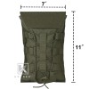 KRYDEX Tactical Hydration Carrier MOLLE Pack 1.5L Water Bladder for