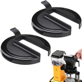 2 pieces compatible with moccamaster replacement parts，Replacement lid for Moccamaster brew baskets，Applicable Technivorm Moccamaster Coffee Maker Brew Baskets of (Plastic, black)