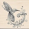 Inkadinkado Hummingbird Wood Stamp