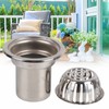Roof Floor Drain Stainless Steel Non Blocking Balcony Outdoor Rain
