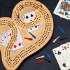 16pcs Cribbage Pegs, Wooden Cribbage Board Pegs Fit 1/8 Inch