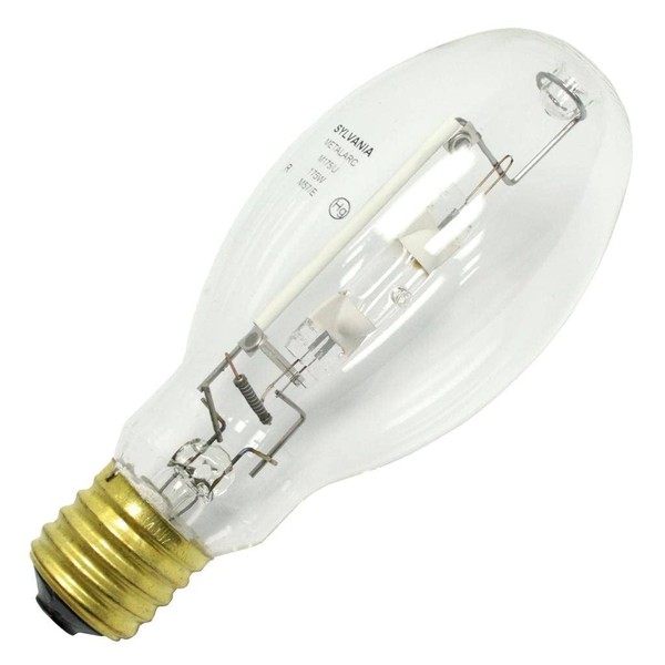 SYLVANIA METALARC HID Lamp, 175W Light Bulb, E39 Mogul Base, 12800 Lumens, 4200K, 65 CRI, Clear (64030)