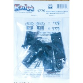 Kadee #1779 (#1 Scale) Couplers -- Sill Mounted (Kit)