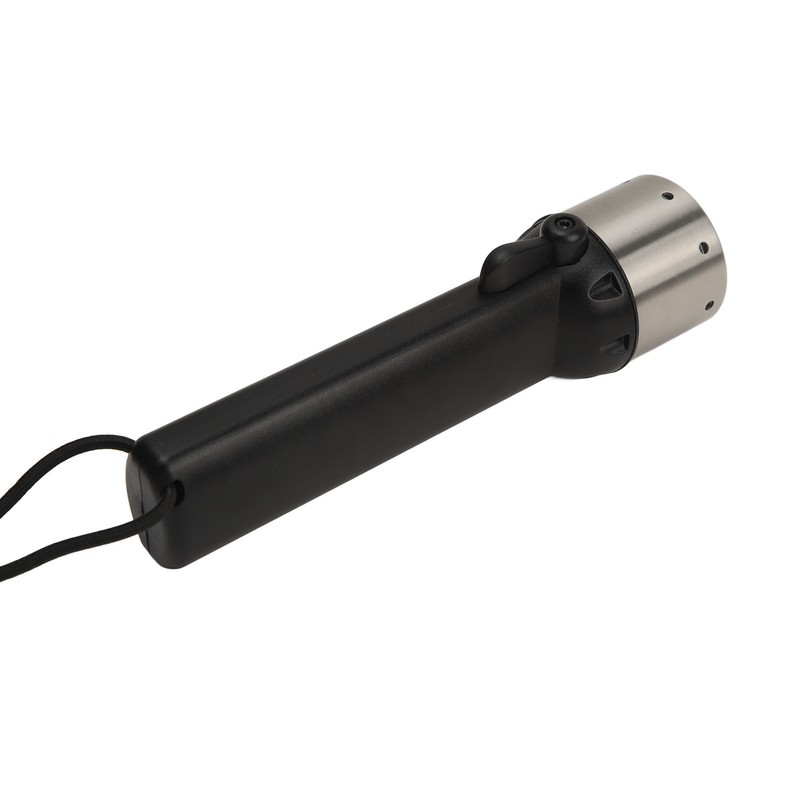 Diving Flashlight Black Dive Light 200lm 328ft IP68 Waterproof Compact
