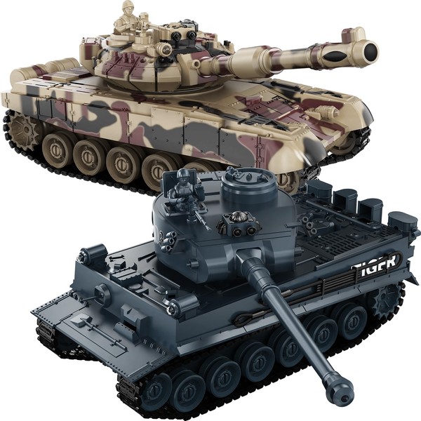 RC Tank Set,1/24 RC Battle Tank Set Toy Tanks with