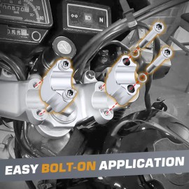 XR CNC Billet 30mm 7/8" Handlebar Bar Risers for Honda XR650L 1993-2009 & 2012-2021