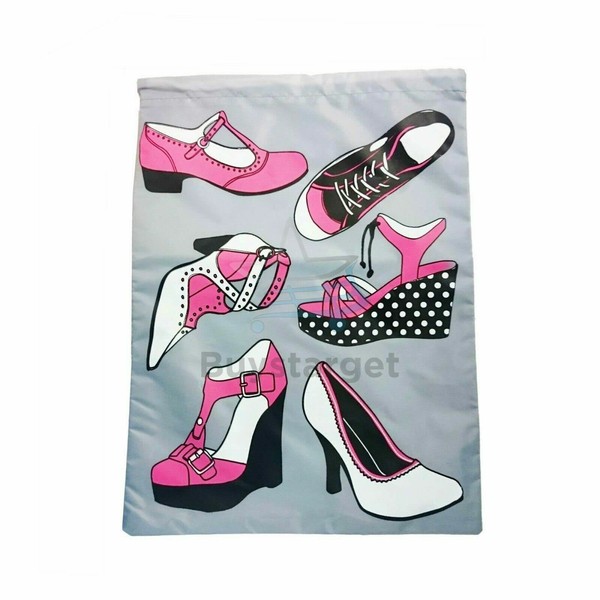 Travel Shoe Bag with Drawstring 41 X 30cm Keep Shoes
