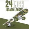 24 inch Rude Boyz Mini Cruiser Skateboard - Aluminium Trucks
