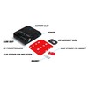 2pcs 3D Magnetic Car Door Step LED Welcome Logo Shadow