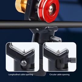 4-10 mm Wire Stripping Tool, Armoured Cable Stripper, Adjustable Depth, Fibre Optic Stripping Device, Coaxial Cable Stripper, Round and Longitudinal Cable Cutter, Cable Stripping Tool, Wire Edge