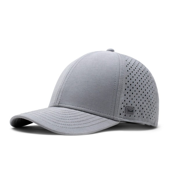 melin A-Game Hydro, Heather Grey, Men’s Performance Snapback Hats, Water-Resistant