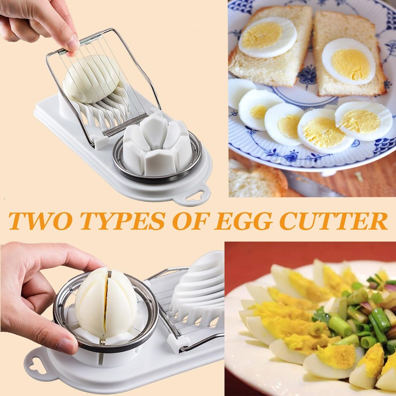 KASESSS Egg Slicer for Boiled Eggs, Multifunctional Egg Cutter, Egg