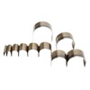 10 Pcs Leather Cutting Mold Hand Made DIY Semi Circular