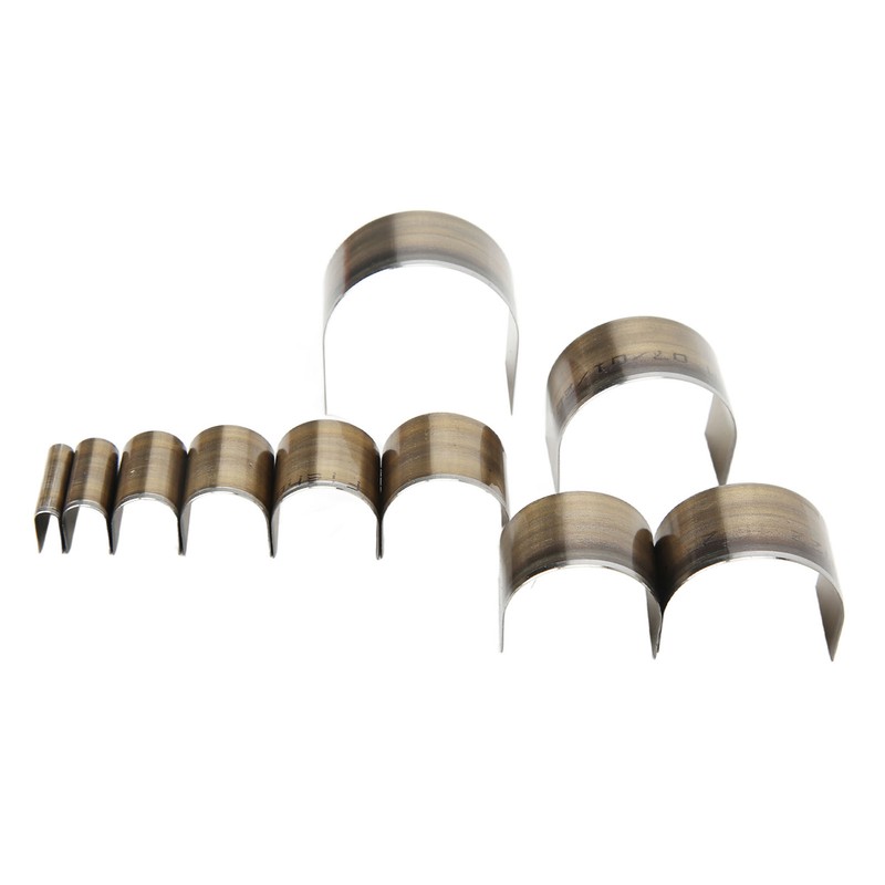 10 Pcs Leather Cutting Mold Hand Made DIY Semi Circular