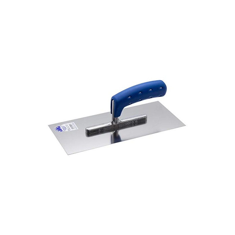Jung Henkelmann 20928000 Smoothing Trowel (Without Teeth, Stainless Steel, Wooden