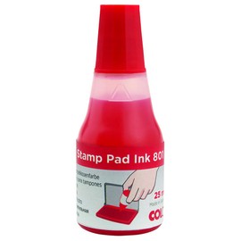 Colop 801 Stamp PAD Ink 25ML RED 801RD