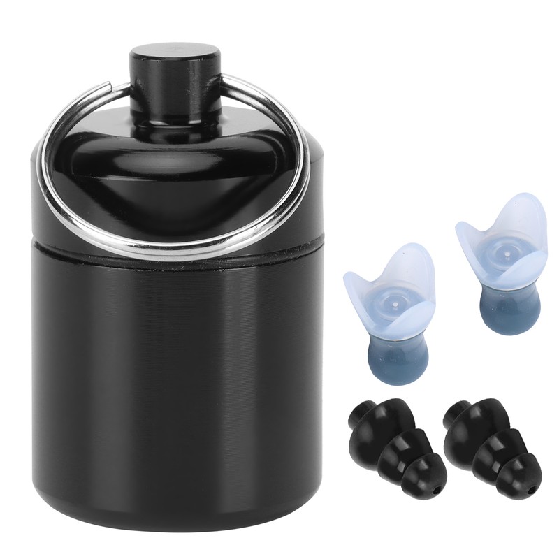 Waterproof Ear Plugs with Filter Noise Reduction Reusable Earplug Protector