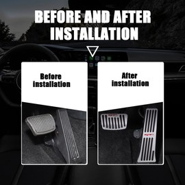 XYHGM Aluminum Alloy Pedals Cover for Kia K 5 2020-2023 Non-Slip Auto No Drilling Aluminum Brake and Accelerator Pedal Covers 2PCS（Silver）