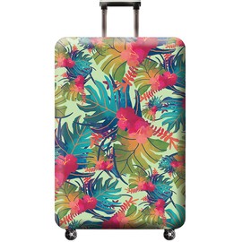 GOXUNYUAN Travel Luggage Cover, Suitcase Protector Bag Fits 19-20 Inch Luggage Colorfulmaple