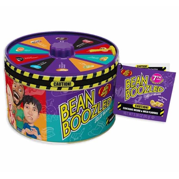 Jelly Belly BeanBoozled 7th Edition Spinner Game Tin, Wild and
