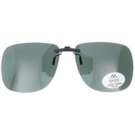 Montana Eyewear C1A Sun Protection Curtain Polarising + UV400 - with Practical Clip On in Green