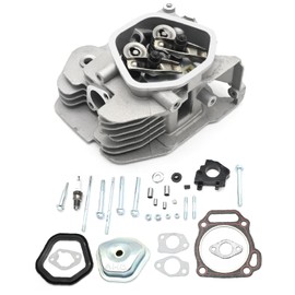 Anxingo Cylinder Head Kit with Valve Cover Rockers Spark Plug, Replacement for Honda GX340 GX390 11HP 13HP Engine and Power Equipment