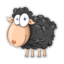 Black Sheep - 12" Vinyl Sticker Waterproof Decal