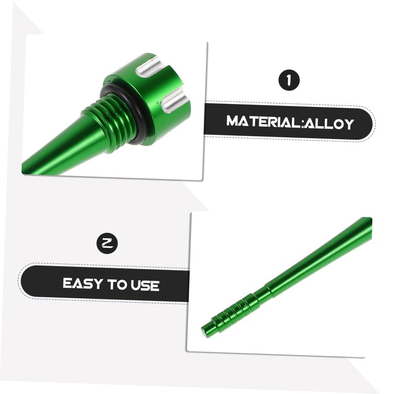 Zerodeko Motorcycle Oil Probes Oil Level Gauge for Horizontal Engines