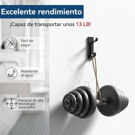 Set de 4 Ganchos para toallas de baño,Ganchos para Pared de Acero inoxidable,Gancho Ventosa Baño para Toallas sin Taladro,Toalleros de Gancho para Baño Cocina Adecuado (Modelo negro 01, 4)