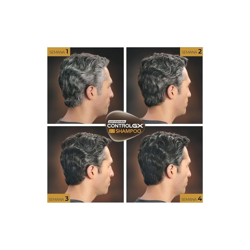 Just For Men Control GX Shampoo y Acondicionador Desvanecedor Canas,
