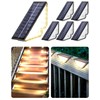 BSTOT Solar Powered Step Lights for Outside Waterproof Led, Deck