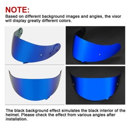 PSLER GT Air 2 Visor - GT Air 2 Helmet Tinted Visor CNS-1 Face Shield Replacement for GT Air Neotec-1 CNS-1 TC-5 TC-9 GT Air 2,Deep Blue