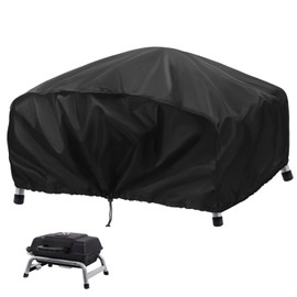 VANSHEIM Grill Tarpaulin for Weber Q200/Q220/Q240/Q2000 Series Grill Cover, Cover for Enders Urban Gas Grill Cover for Weber Table Grill Cover Protective Cover for Urban Explorer 84 x 60 x 32 cm