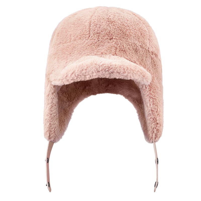 Clakllie Ushanka Trapper Cap with Earflaps Russian Hat for Women