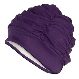 Fashy Fabric Swimming Cap Purple One Size