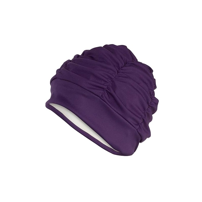 Fashy Fabric Swimming Cap Purple One Size