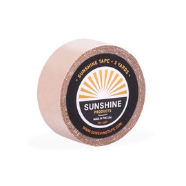 Sunshine Tape Wig Adhesive Tape Roll 3/4" x 3 YDS, Hair Toupee Tape