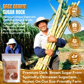 Chinese Brown Sugar Cubes GOJI Berries(10.58oz/300g),Traditionally Crafted Dark Brown Sugar/Black Sugar,All-Natural & Additive-Free,Dissolves Completely for Coffee, Tea & Baking